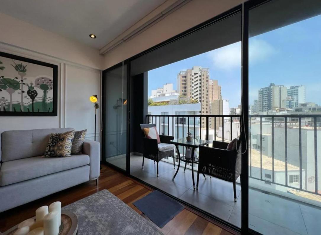 Exclusivo Y Moderno Depa En Miraflores Vista Al Mar Y A La Ciudad Amoblado Apartments Distretto di Distretto di Lima Esterno foto