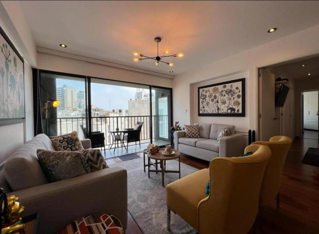 Exclusivo Y Moderno Depa En Miraflores Vista Al Mar Y A La Ciudad Amoblado Apartments Distretto di Distretto di Lima Esterno foto